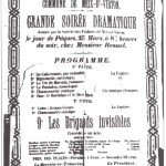 Affiche du premier concert le 25 mars 1894